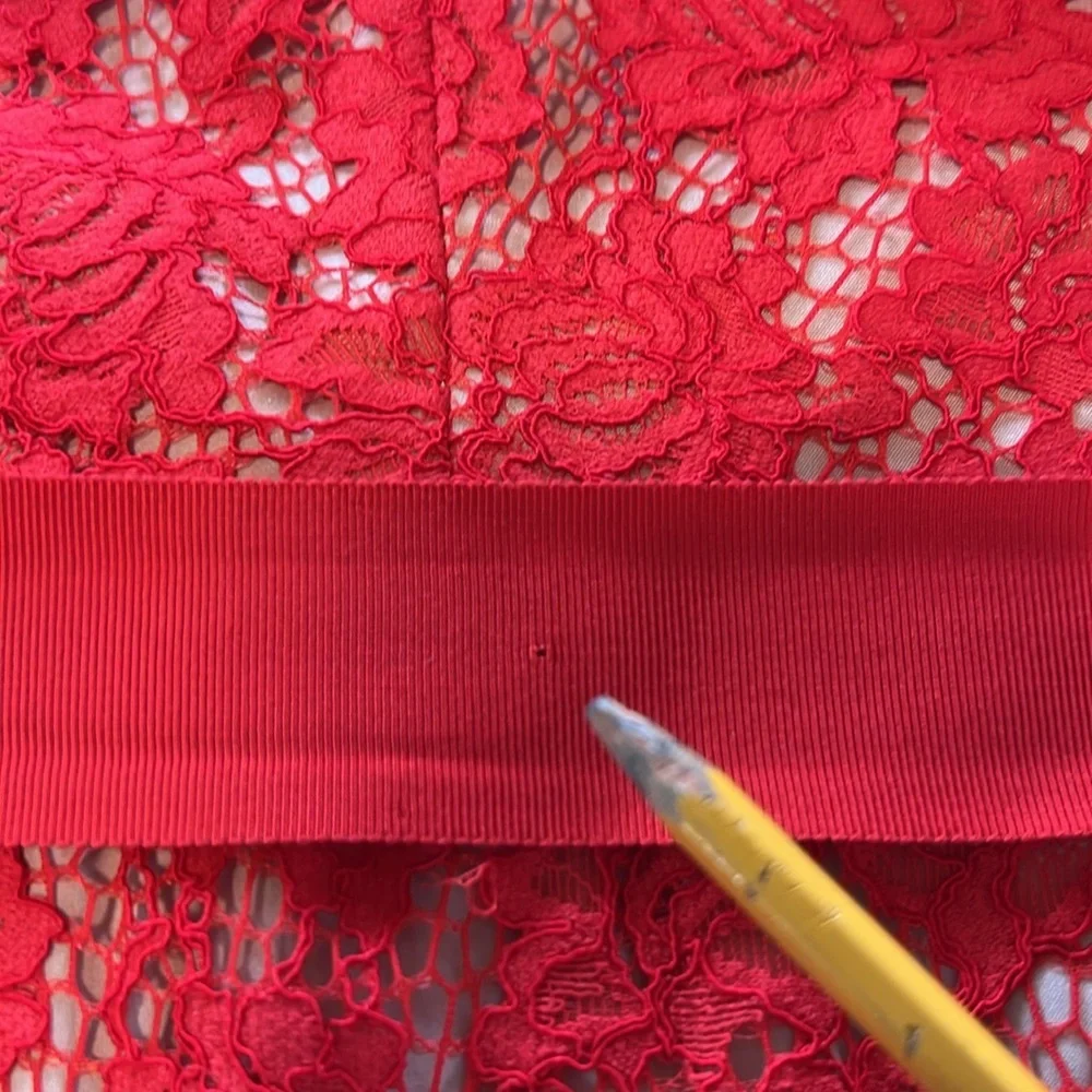 Theia‎ Scarlet Long Sleeve Lace Dress - Picture 13 of 13